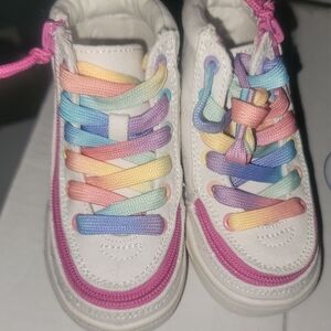 Kids Rainbow Lace Billy Shoes